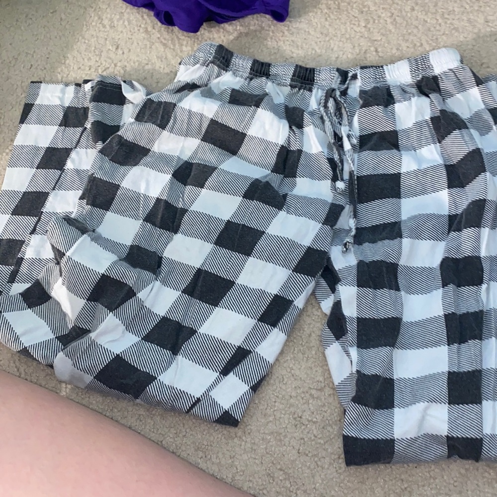 Plaid pajama pants